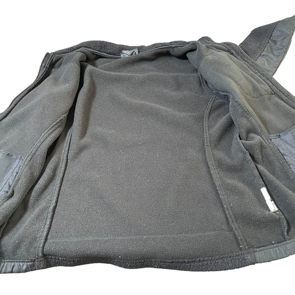 Snozu Mens Performance‎ Fleece Zip Up Jacket Black Size Large Outdoors - Picture 5 of 8